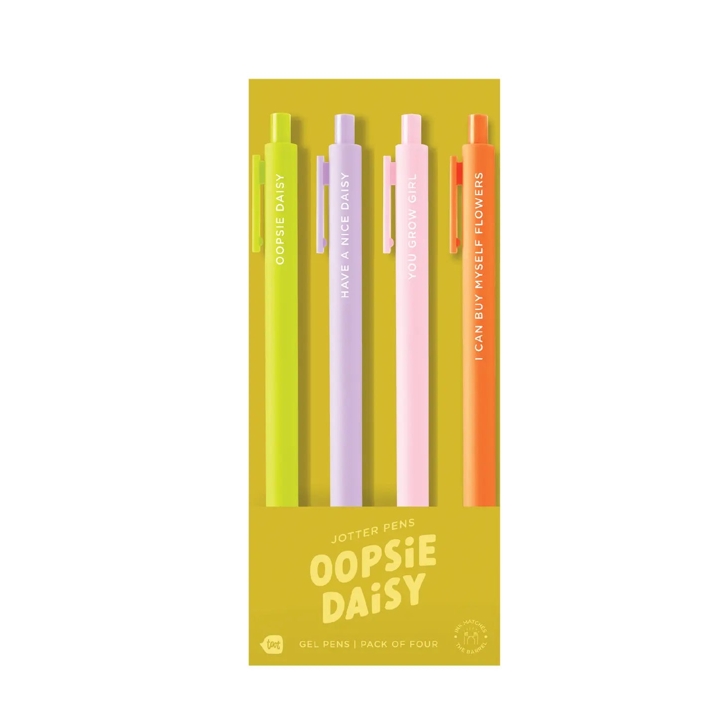 Oopsie Daisy 4-Pack Jotter Set
