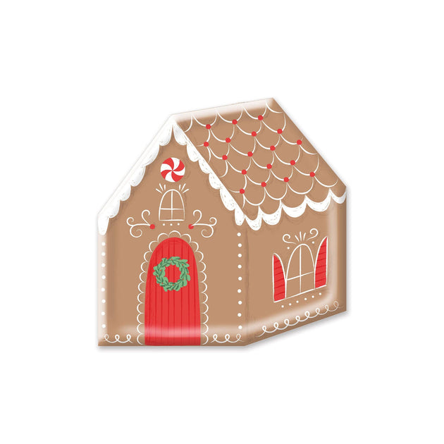 Pink Gingerbread House Paper Party Cups – Cami Monet