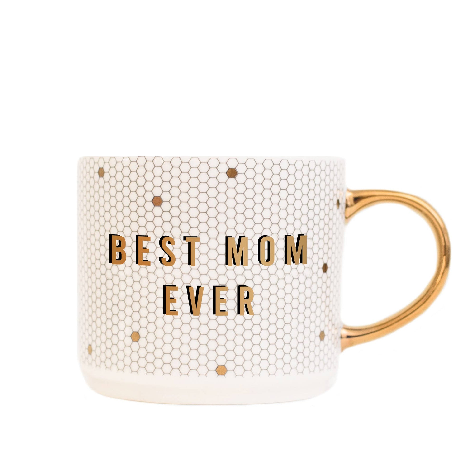 Best Mom Ever Honeycomb Tile Coffee Mug