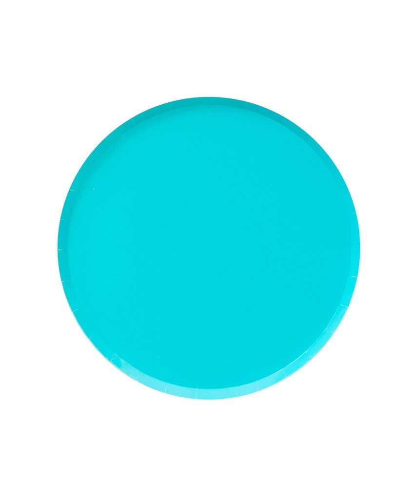 Small Sky Blue Paper Plates