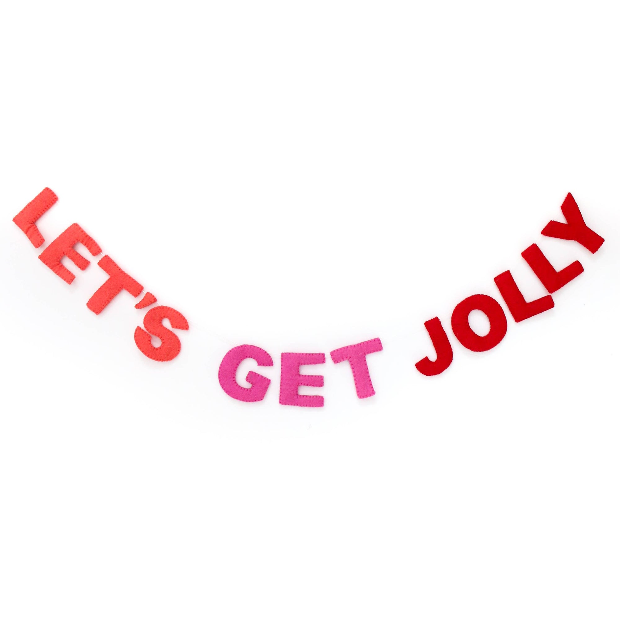 Let’s Get Jolly Felt Garland