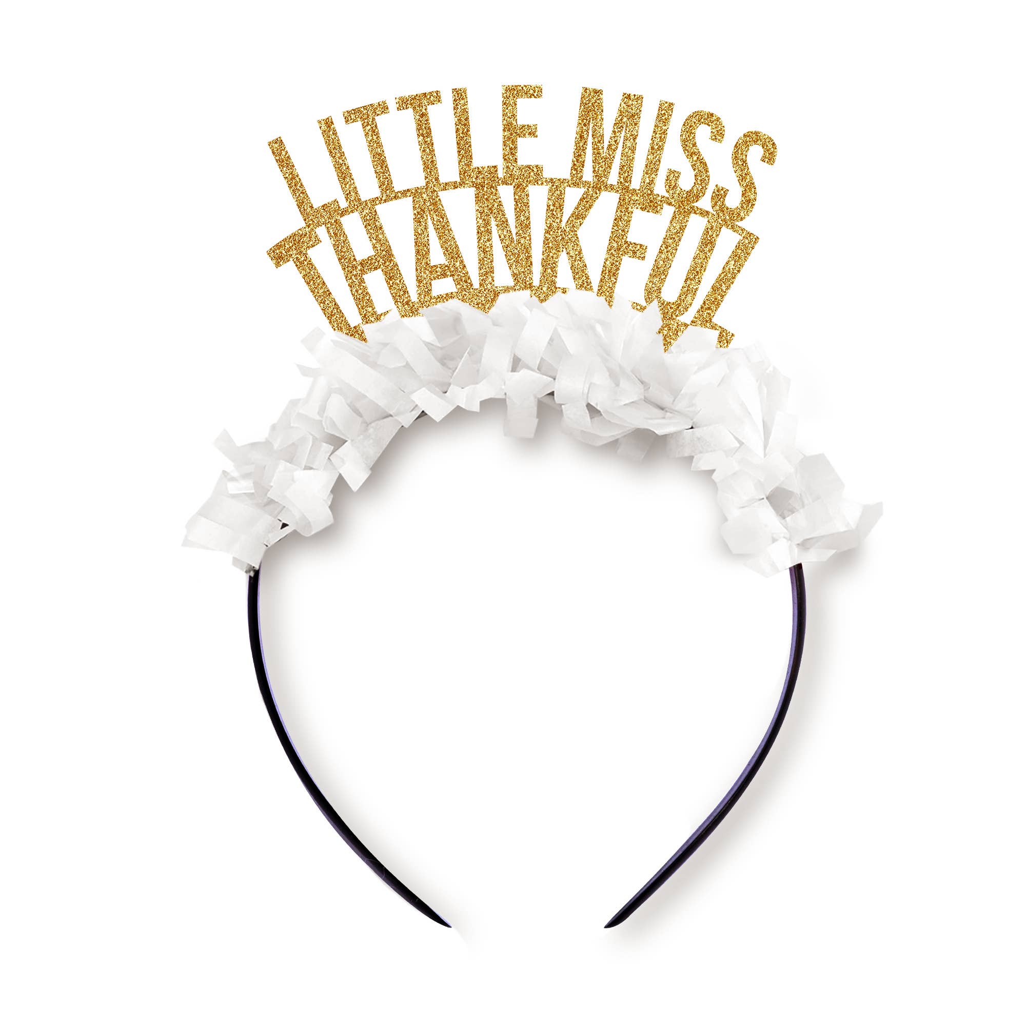 Little Miss Thankful Thanksgiving Party Crown
