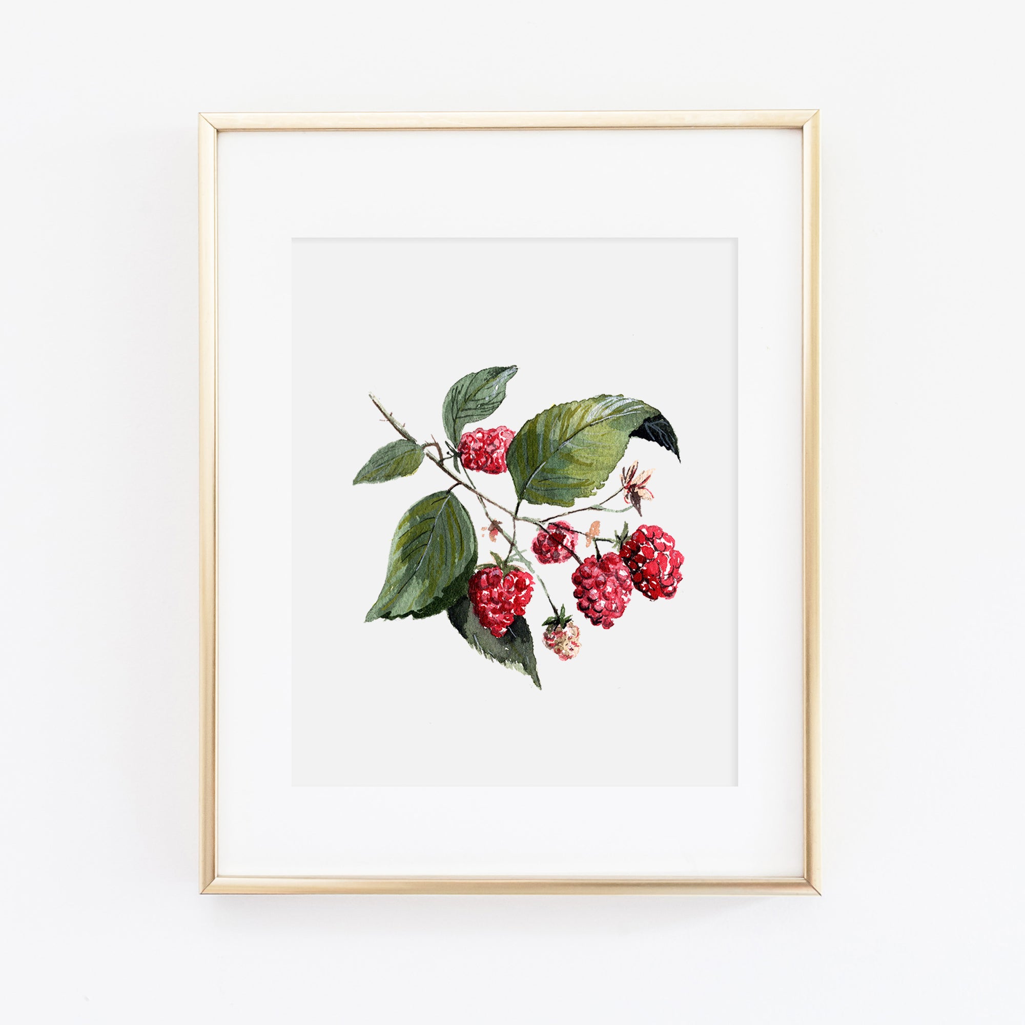 Raspberry Art Print