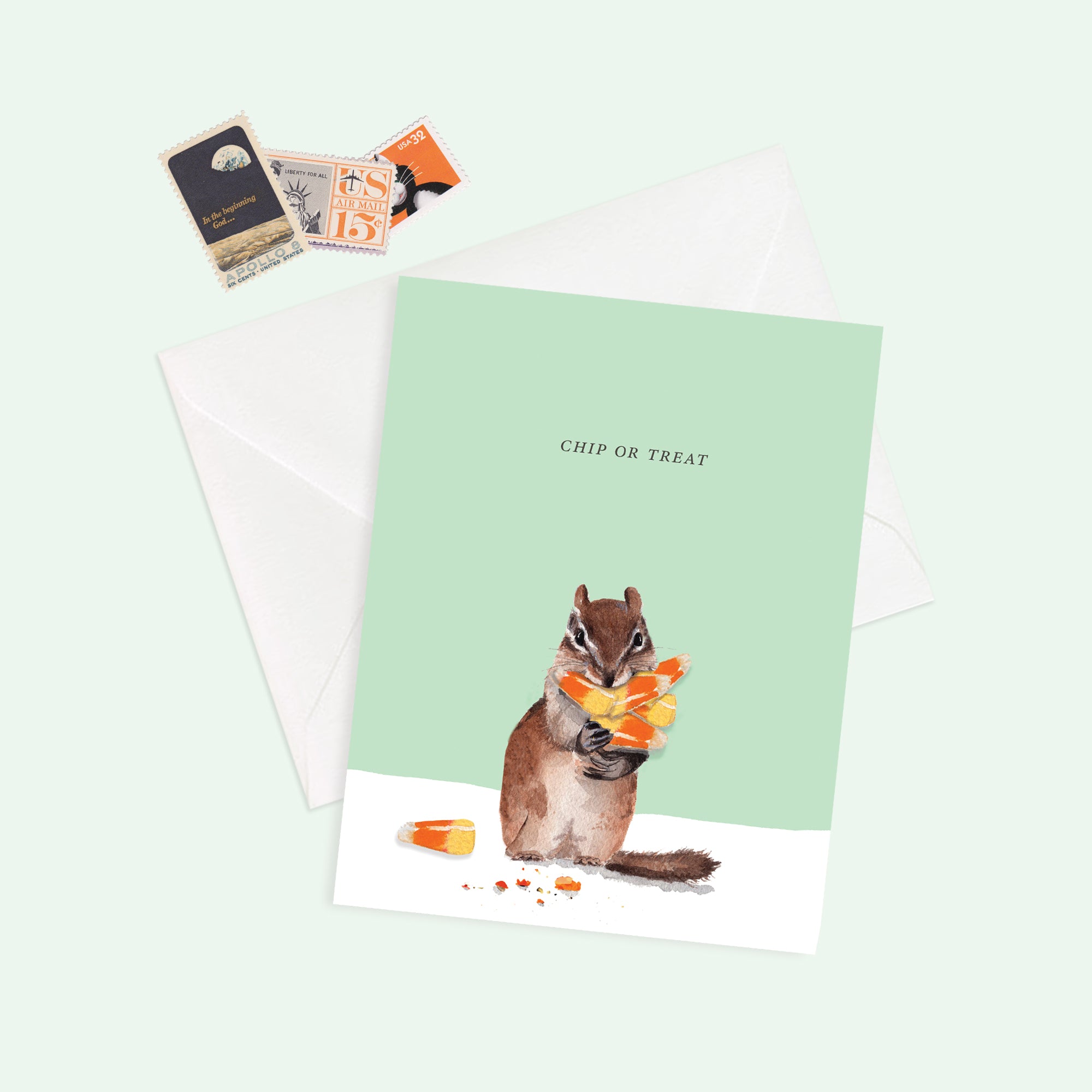 Chip or Treat Greeting Card