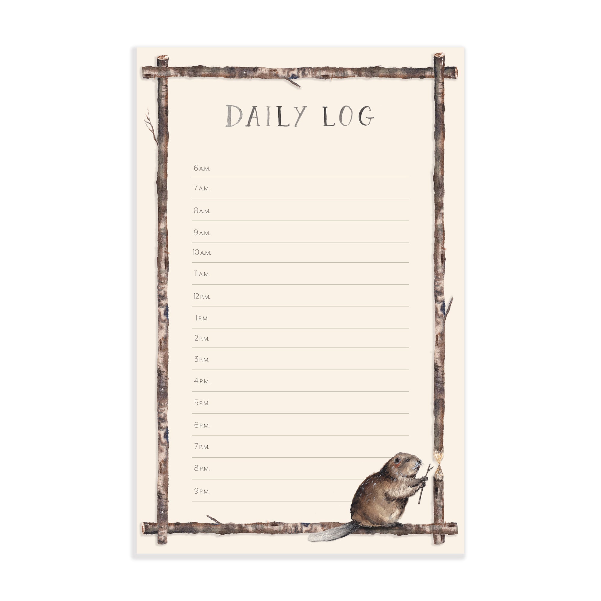 Daily Log Notepad