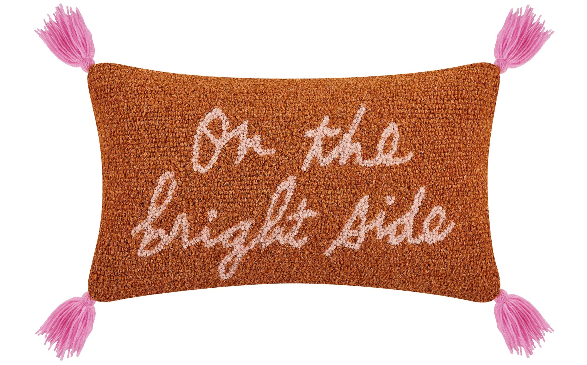 On The Bright Side Tassel Pillow
