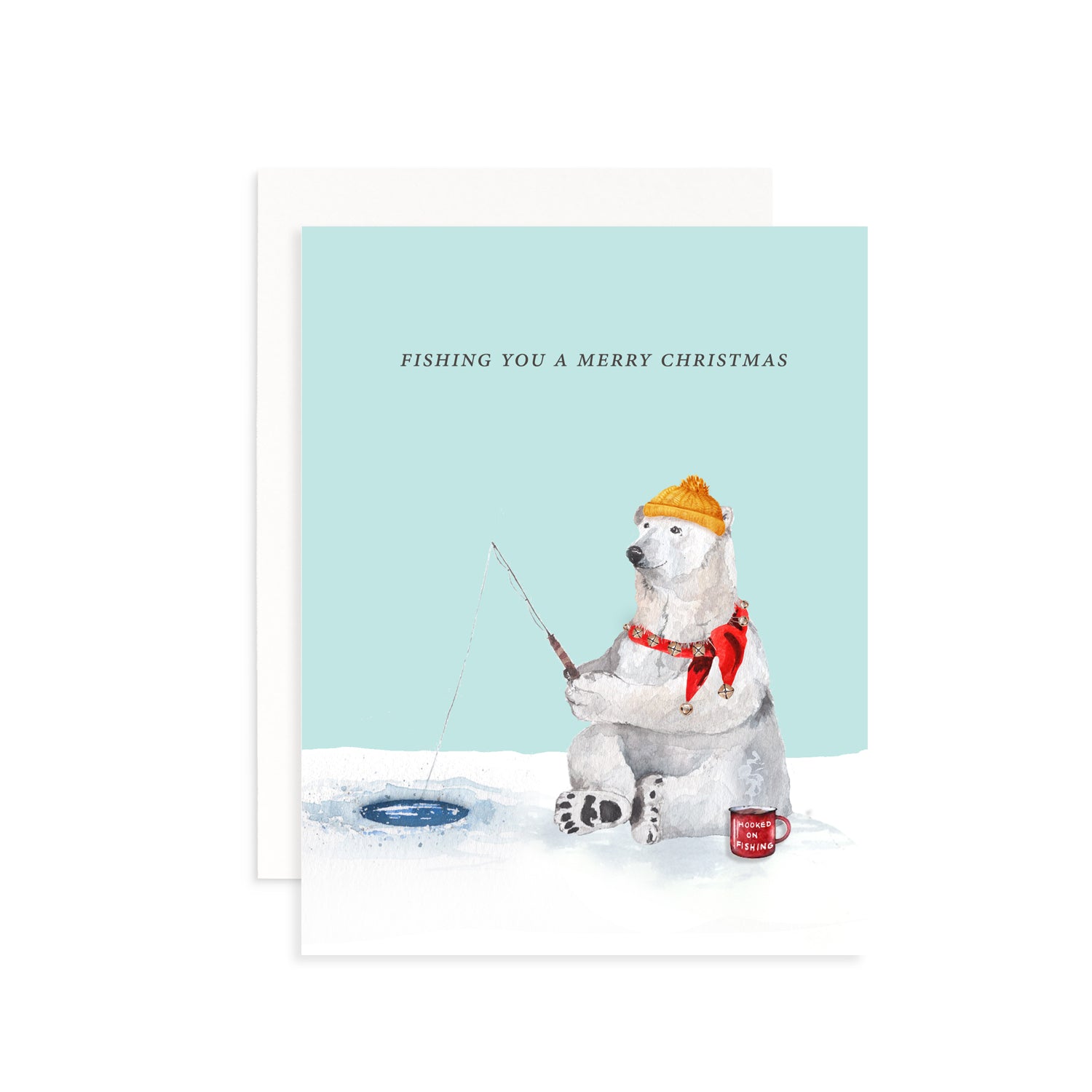 Fishing You A Merry Christmas Greeting Card