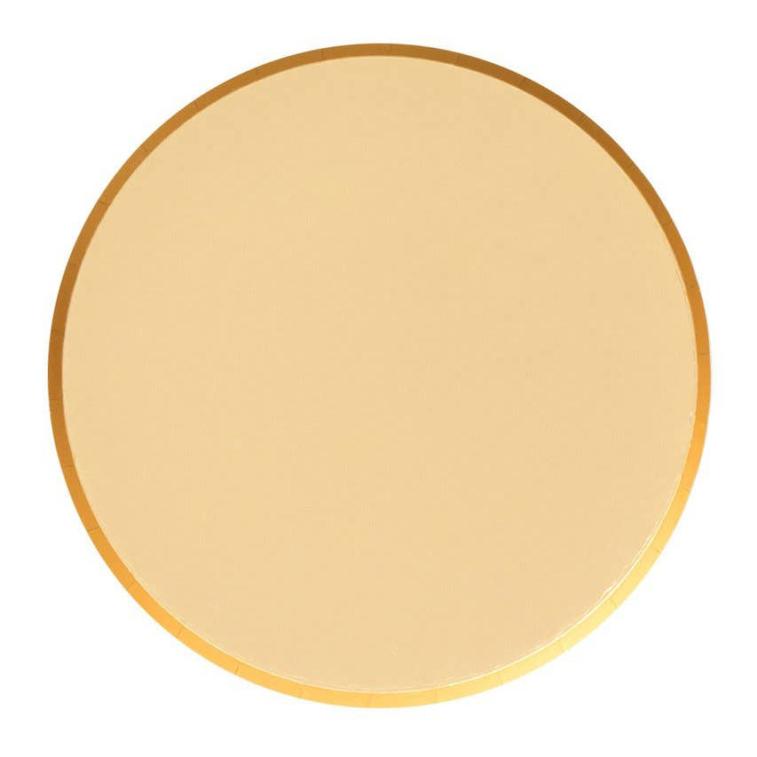 Gold Paper Plates 9"