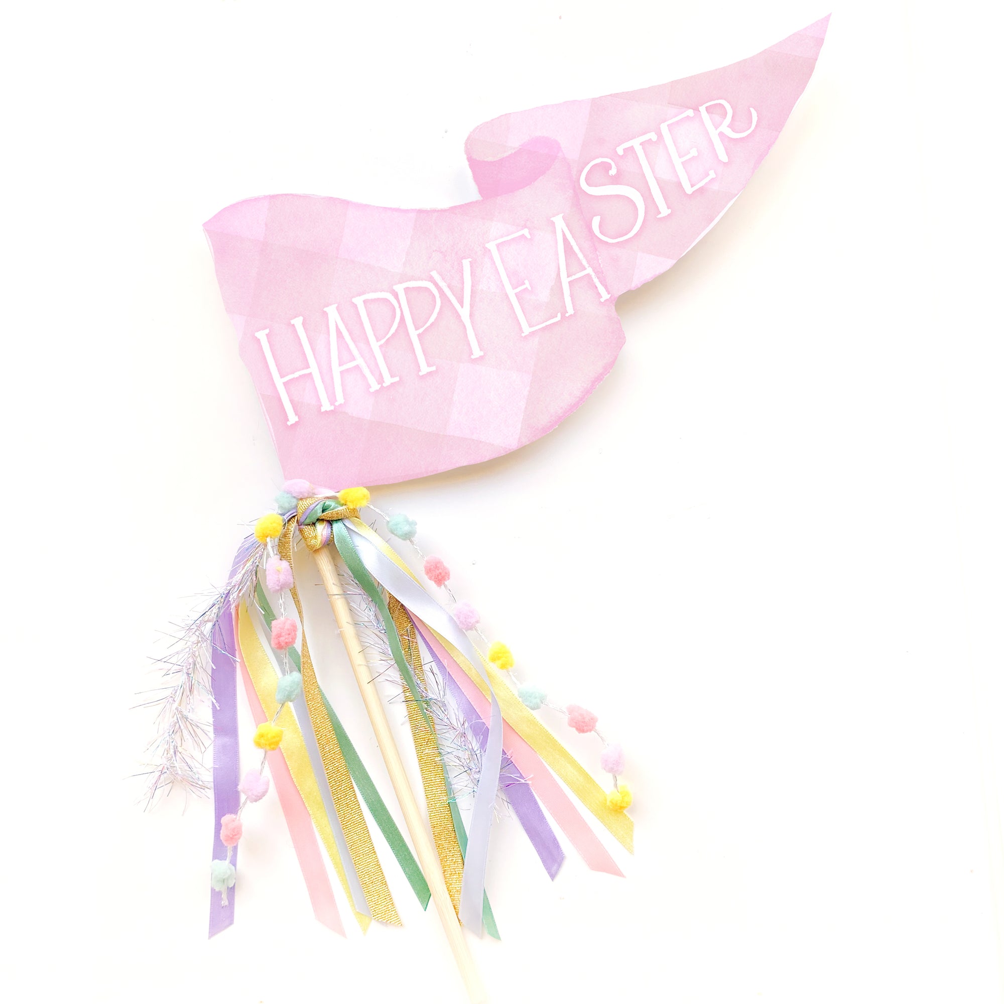 Happy Easter Party Pennant