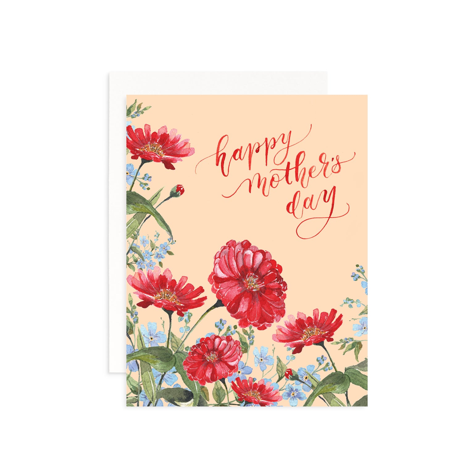 Mother's Day Floral Watercolor Greeting Card