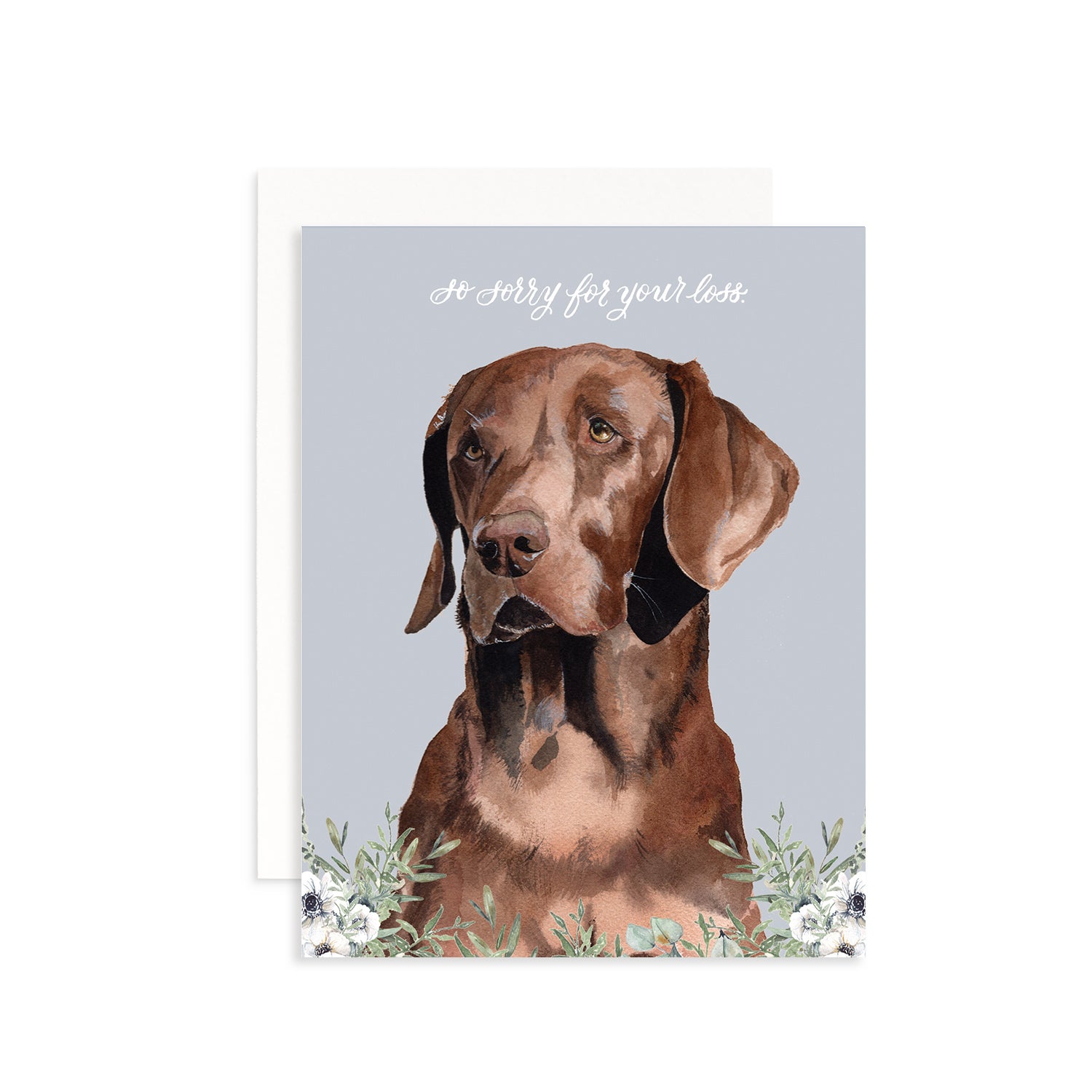 So Sorry for Your Loss (Dog) Greeting Card