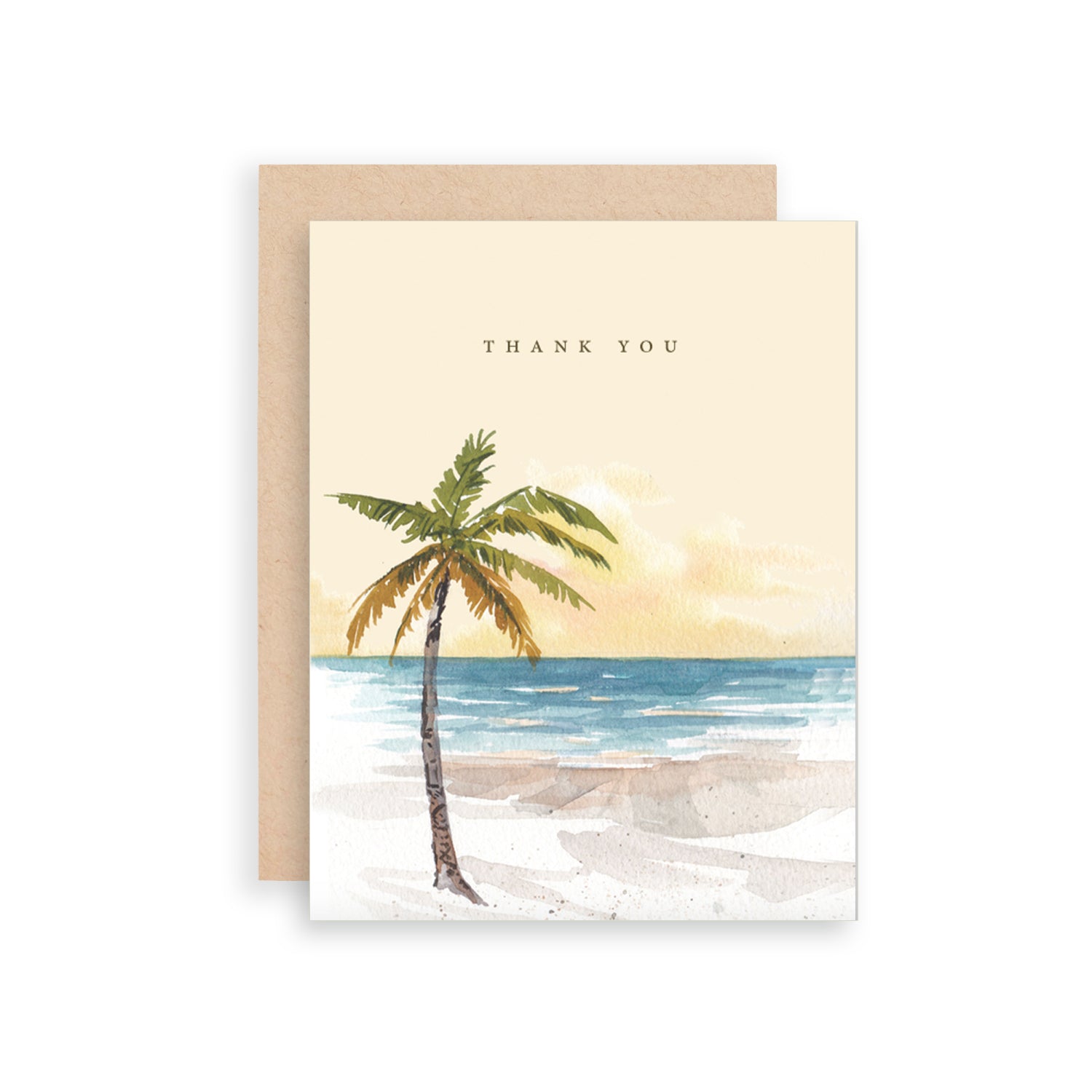 Coastal Thank You Greeting Card