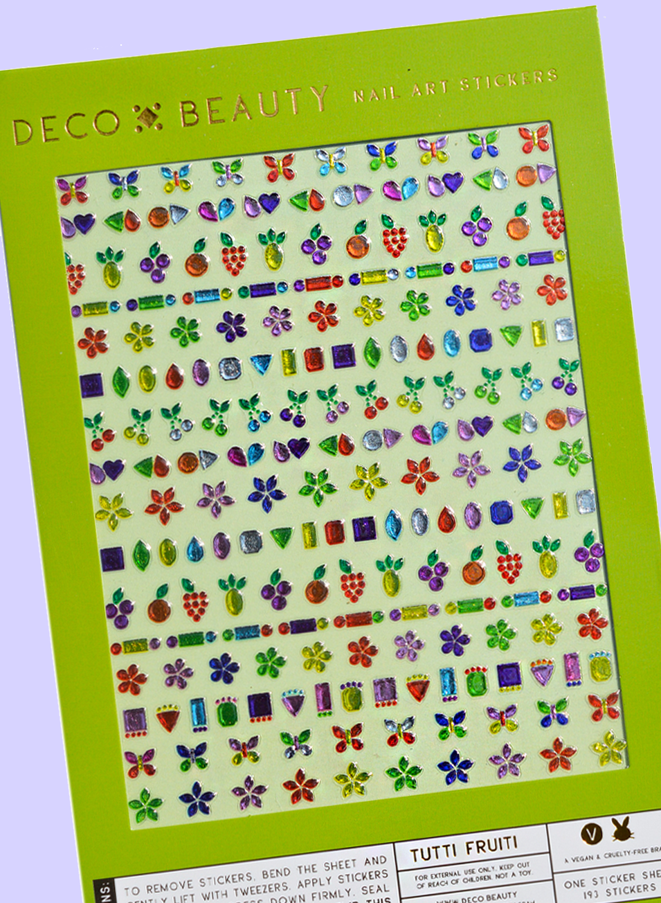Tutti Frutti Nail Art Stickers