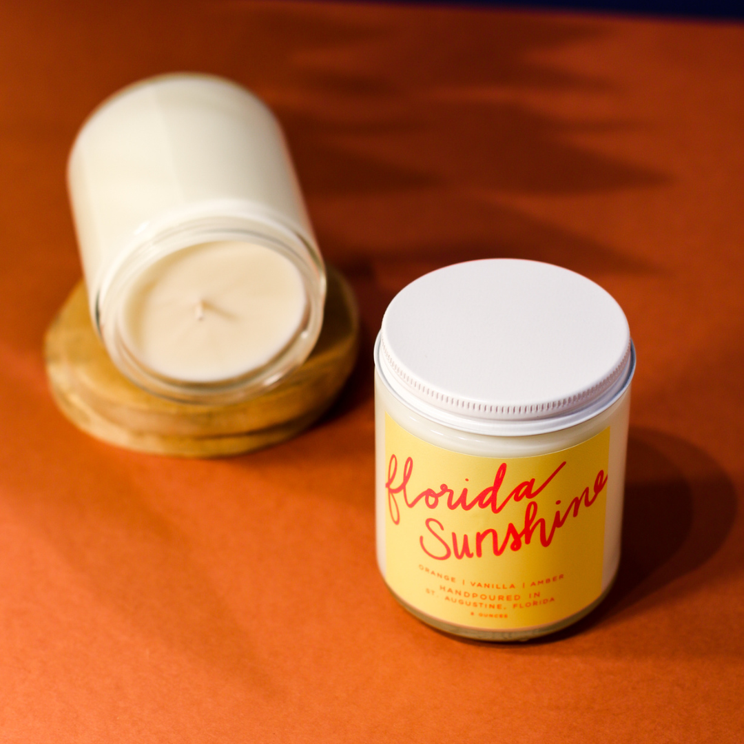 Florida Sunshine Hand-Poured Soy Candle