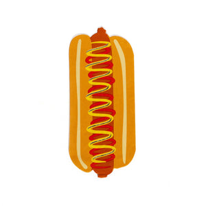 Hot Dog Die-Cut Guest Napkins