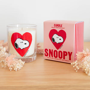 Peanuts® Snoopy Heart Valentine Candle
