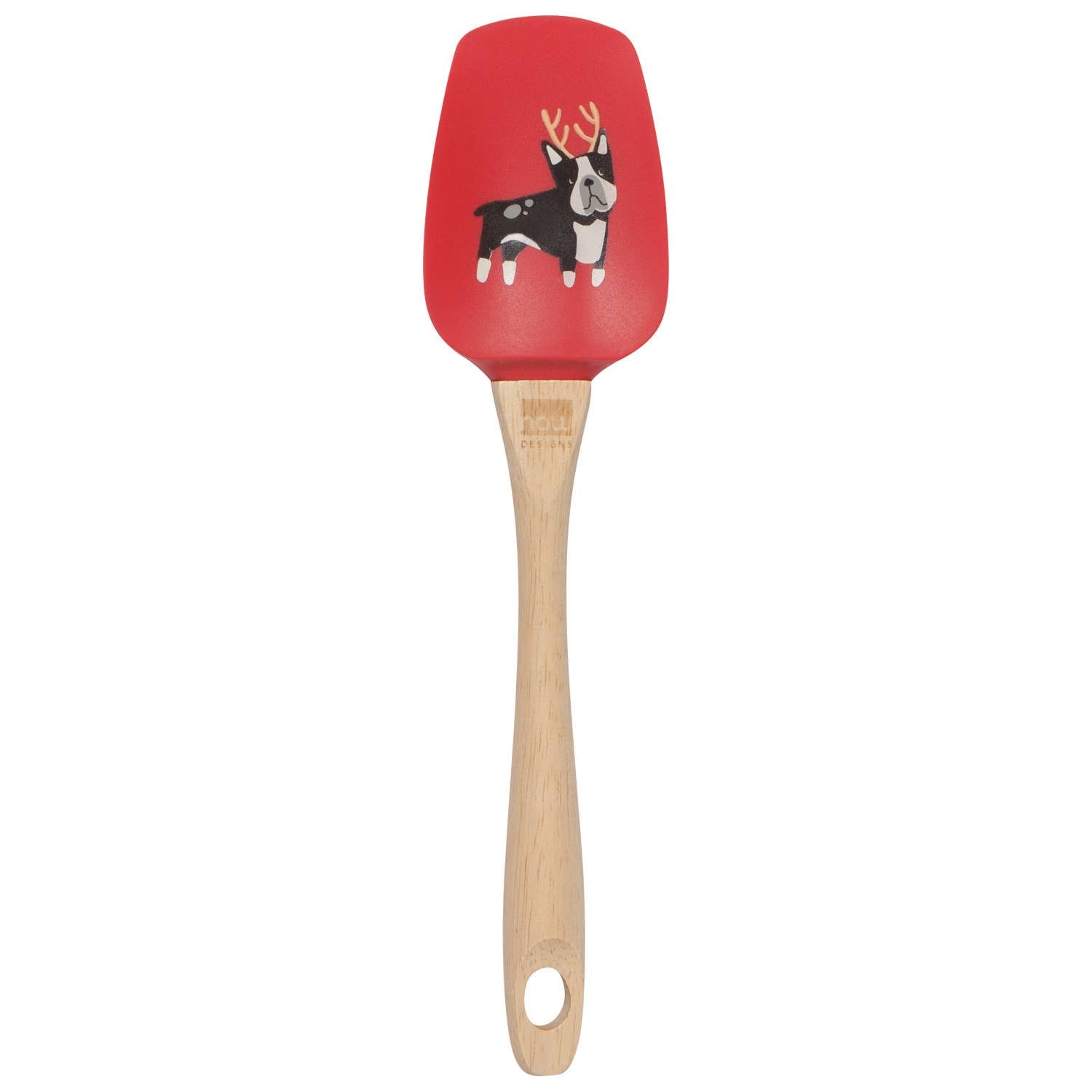 Small Yule Dog Christmas Silicone Spoonula