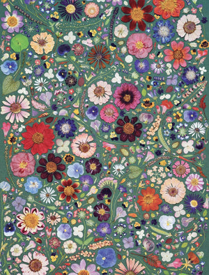Beautiful Blooms Wrapping Paper Book