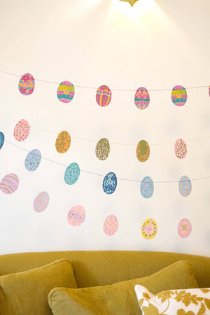 Easter Egg Sewn Garland