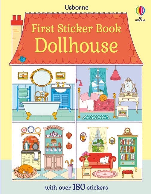 First Sticker Book Dollhouse : Usborne