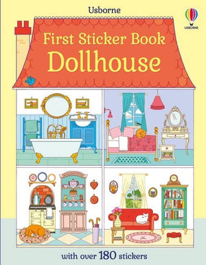 First Sticker Book Dollhouse : Usborne
