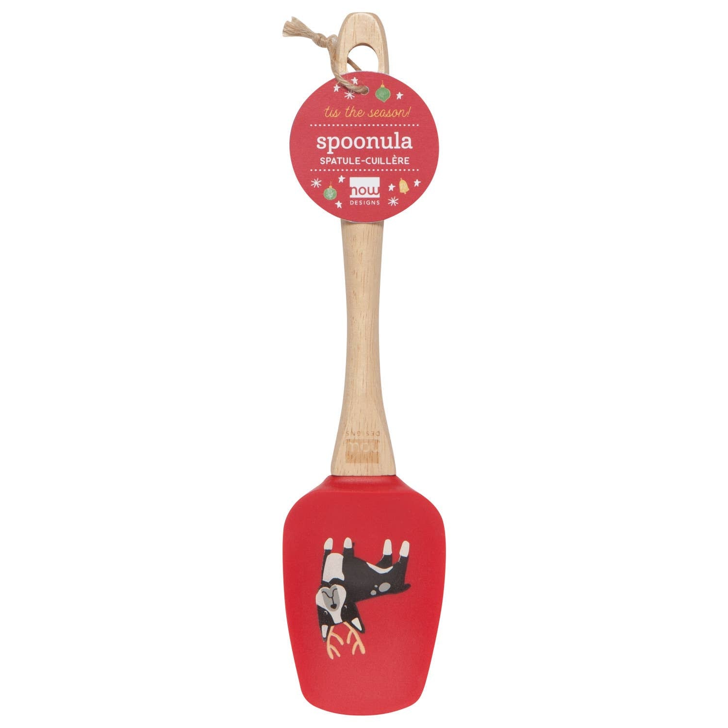 Small Yule Dog Christmas Silicone Spoonula