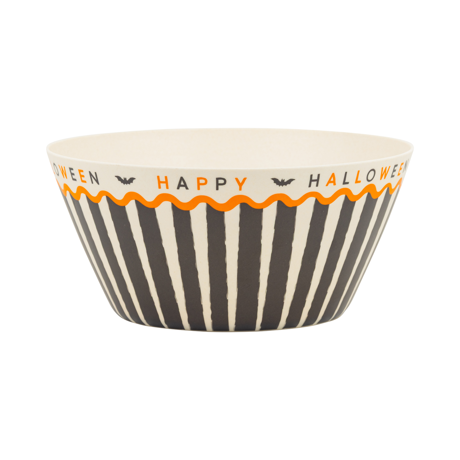Happy Halloween Bamboo Bowl