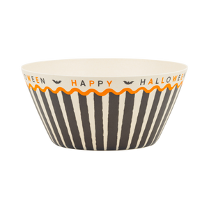 Happy Halloween Bamboo Bowl