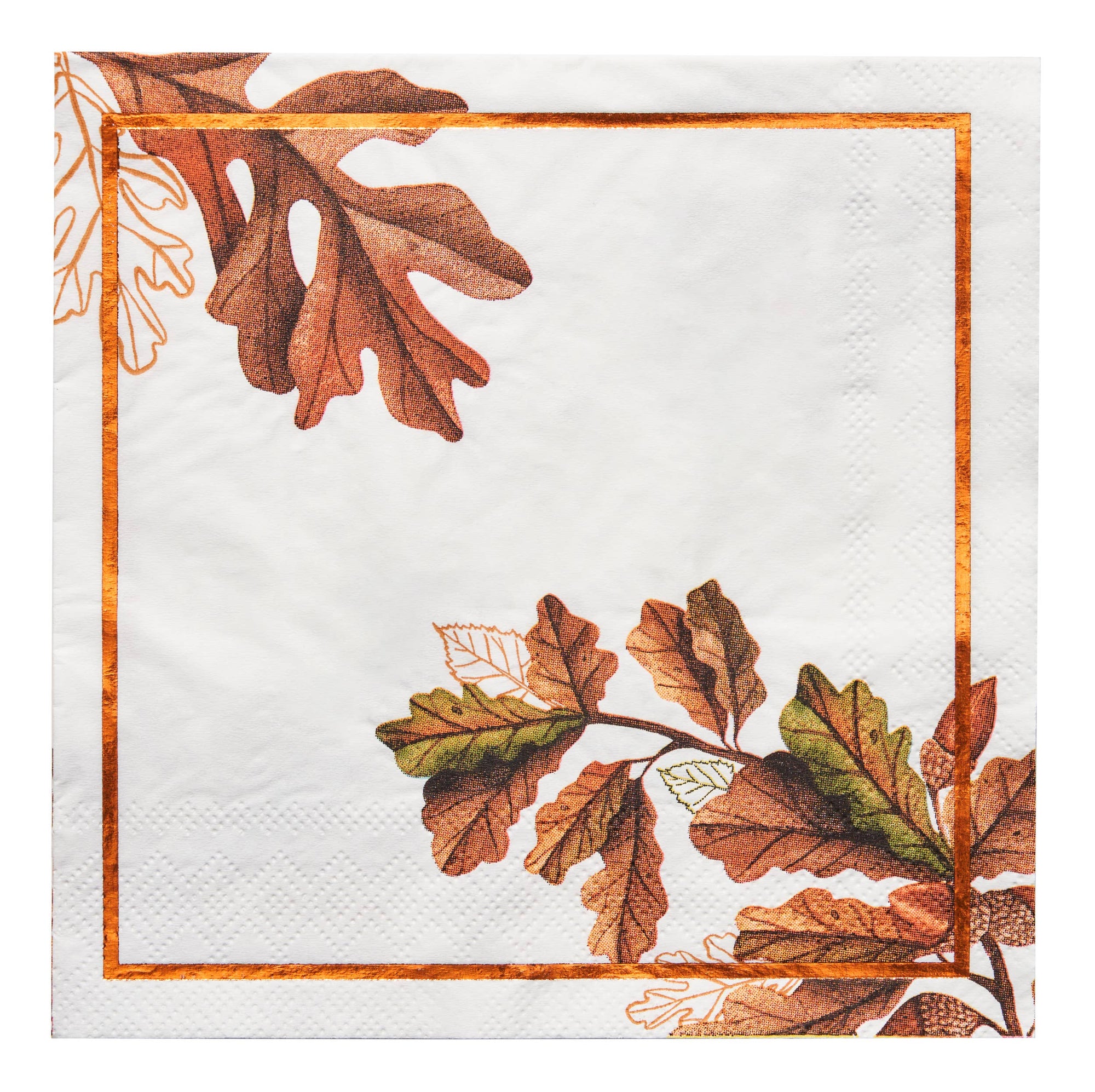 Acorn and Oak Dinner Napkins