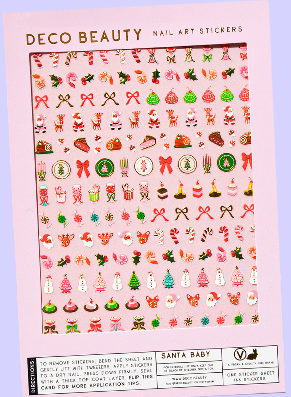 Santa Baby Nail Art Stickers