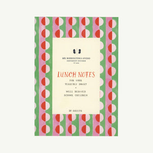 Lunch Notes