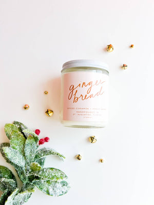 Gingerbread Hand-Poured Soy Candle