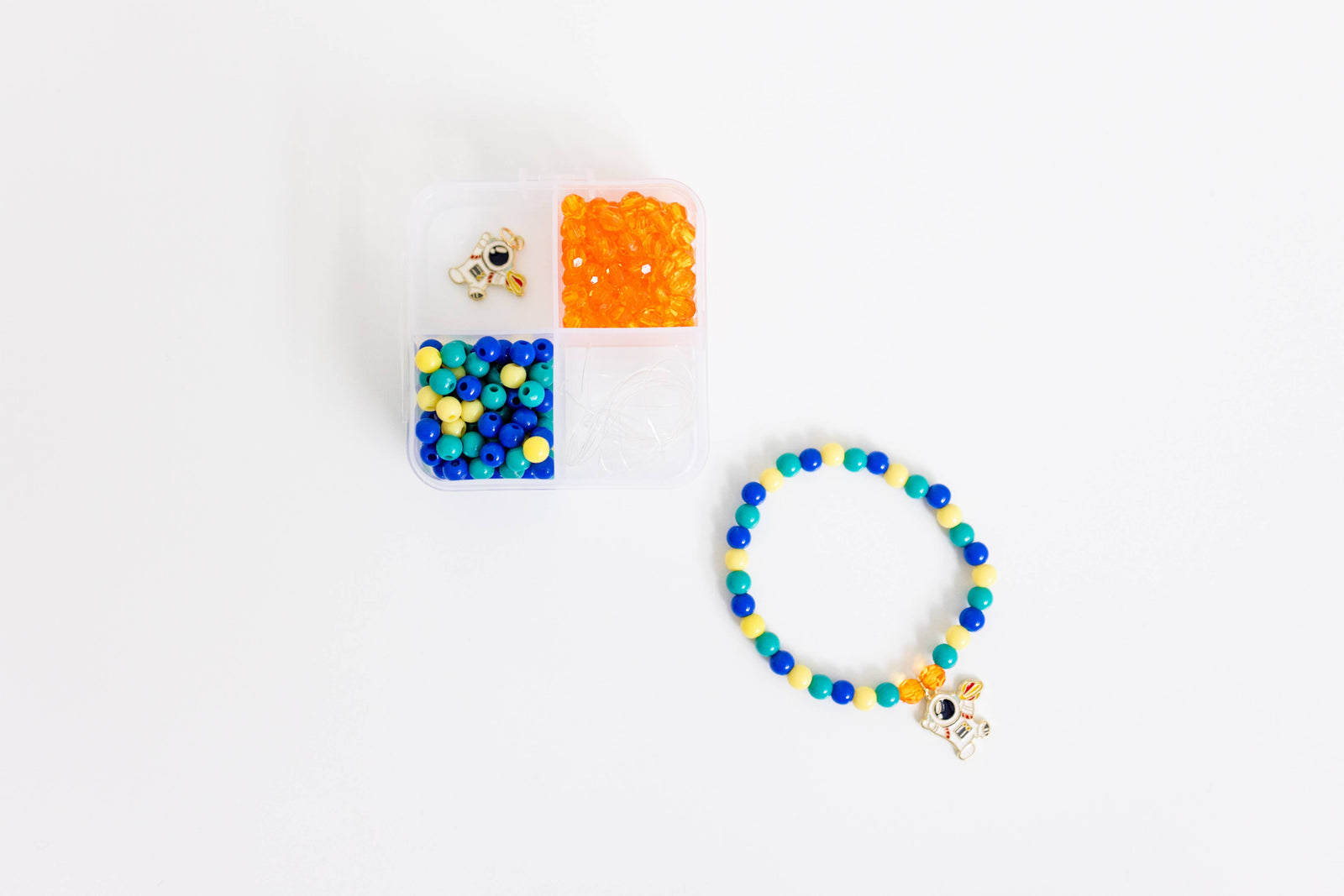 Mini Out Of This World Bracelet Craft Kit, Birthday Favor