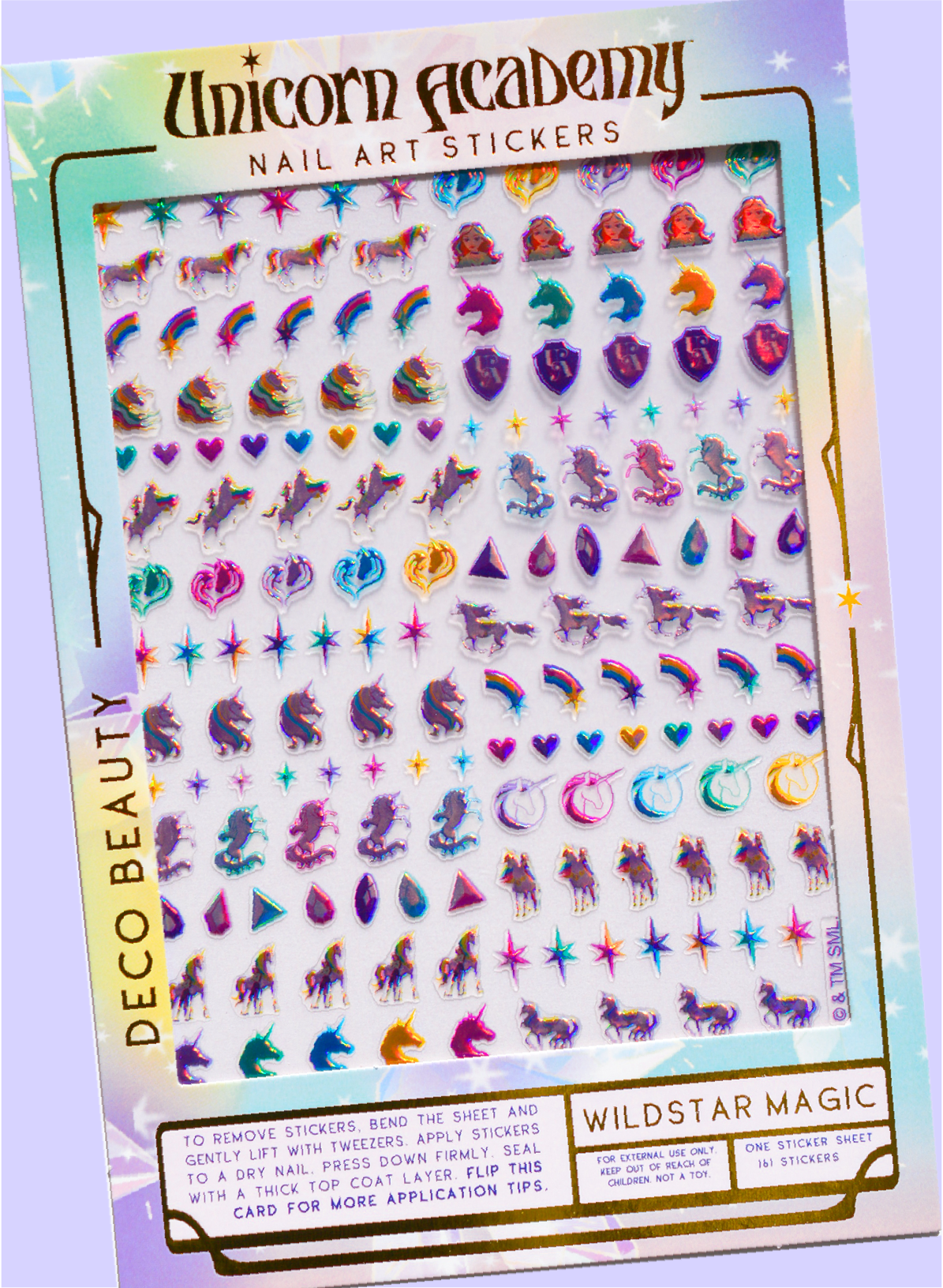 Wildstar Magic Unicorn Nail Art Stickers