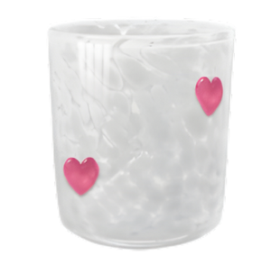 XOXO Heart Valentine's Confetti Icon Candle