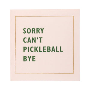 Pickleball Sayings Napkins