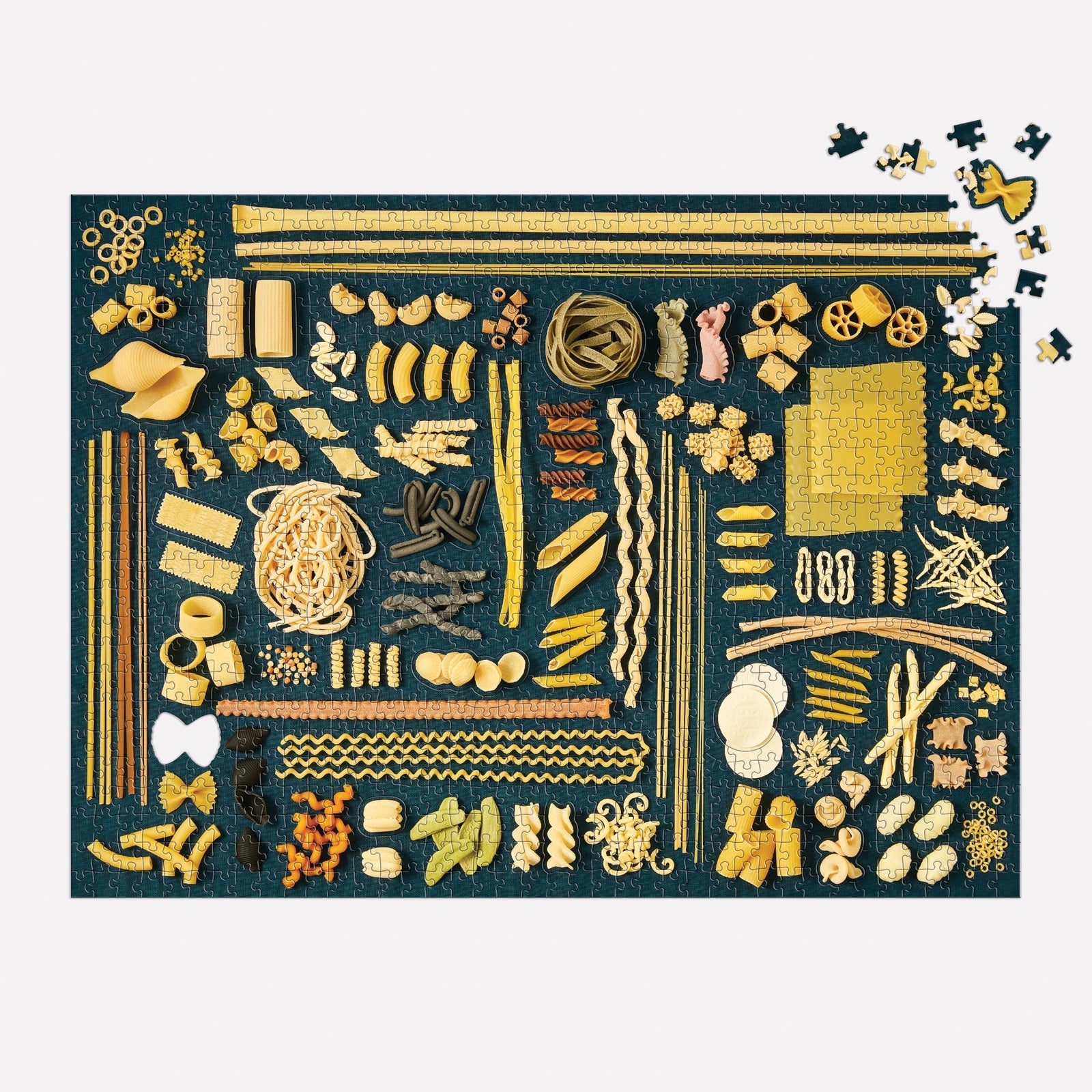 The Art of Pasta 1000 Piece Puzzle (with Pasta Shaped Pieces!)