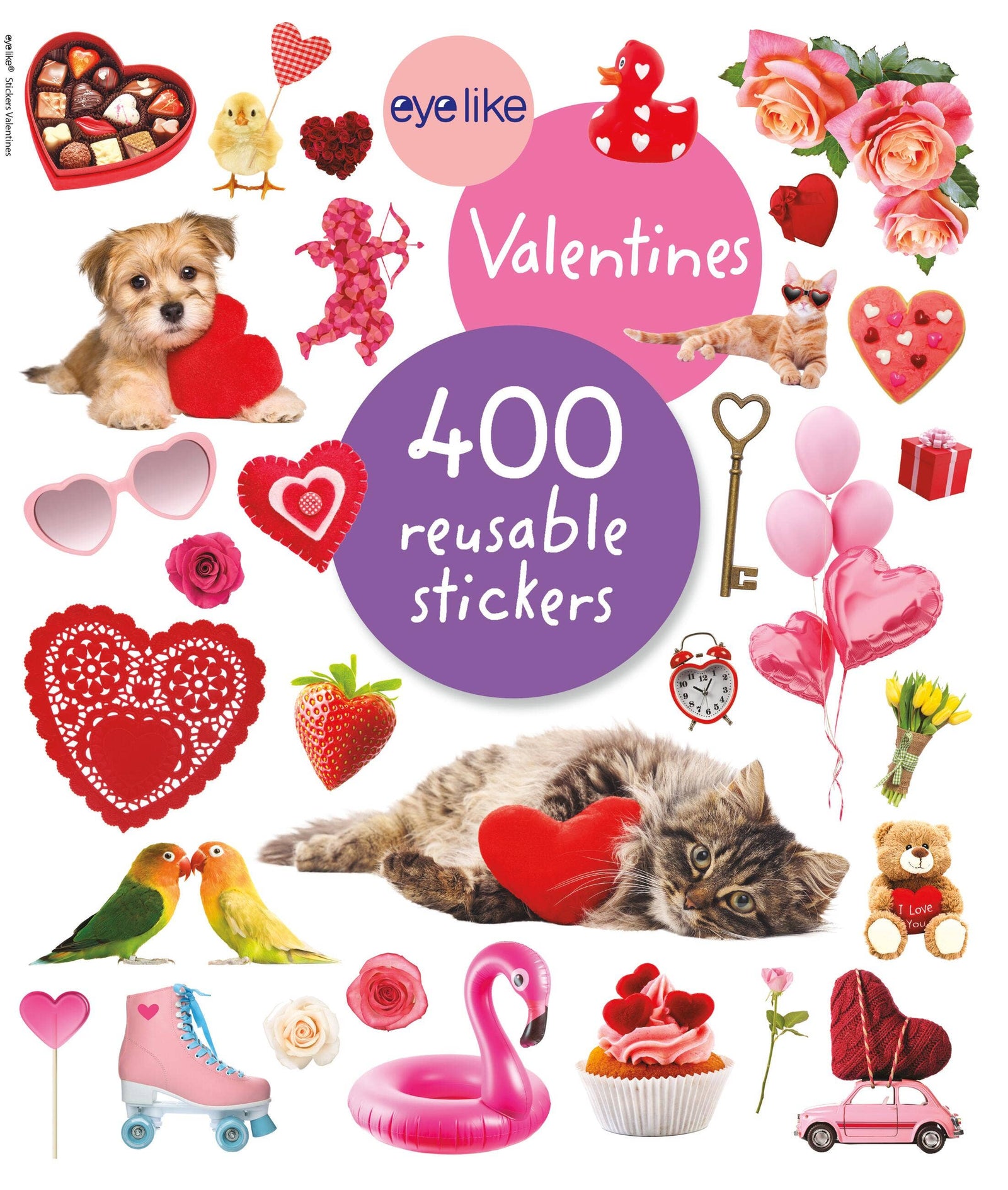 Eyelike Stickers: Valentine's Reusable Stickers