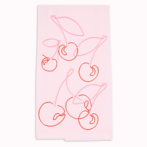 Thank You Cherry Much Tea Towel