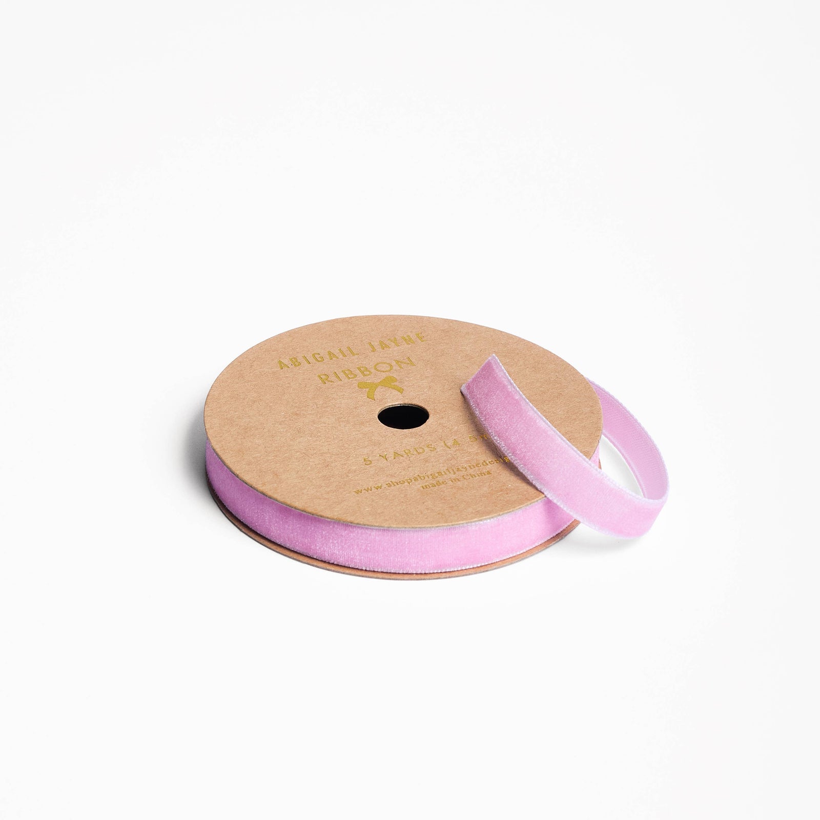 Mauve Velvet Ribbon