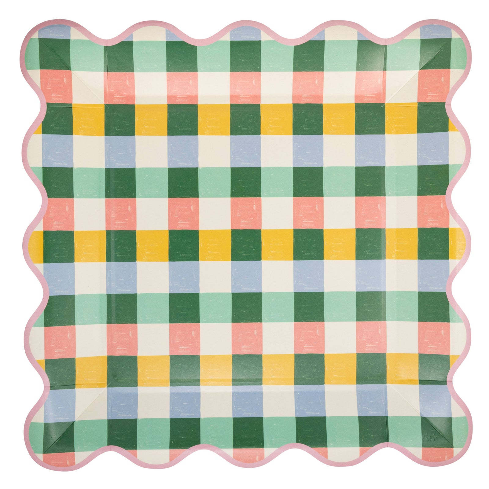 Hopscotch Gingham Plate