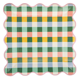 Hopscotch Gingham Plate