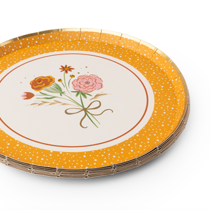 Cozy Fall Florals Dessert Plates