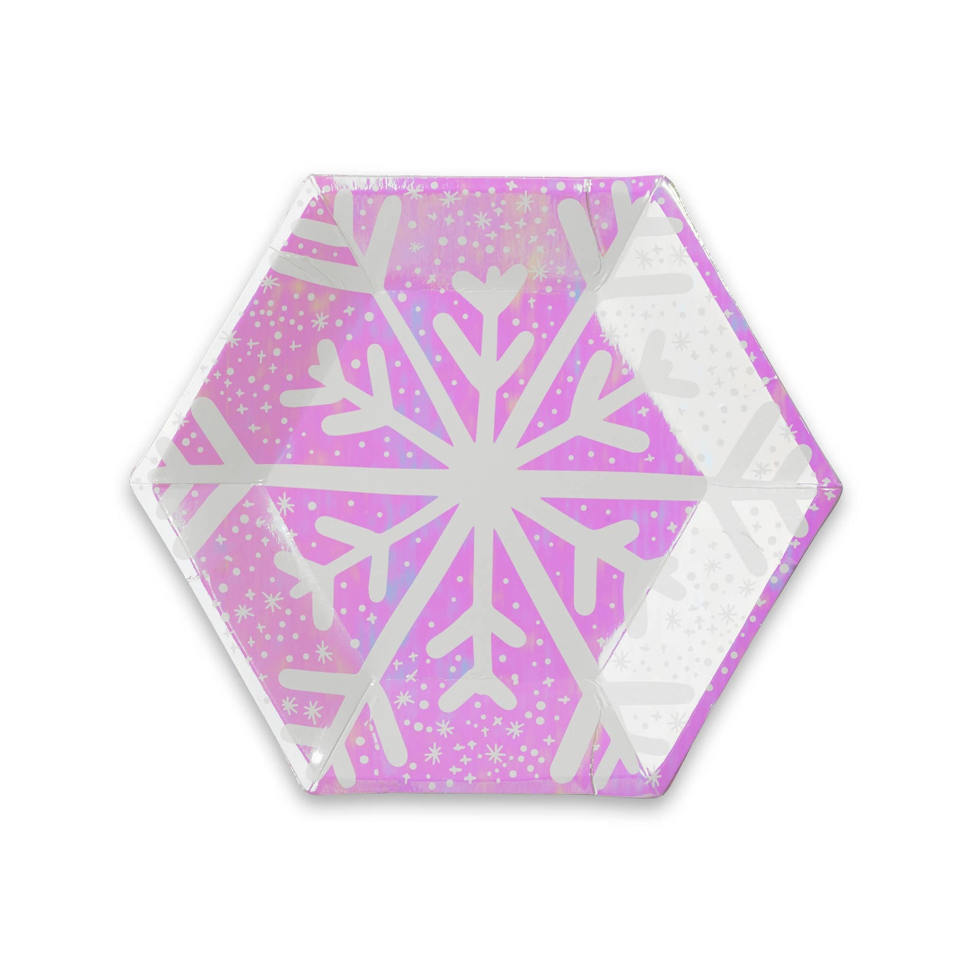 Iridescent Snowflake Small Plates