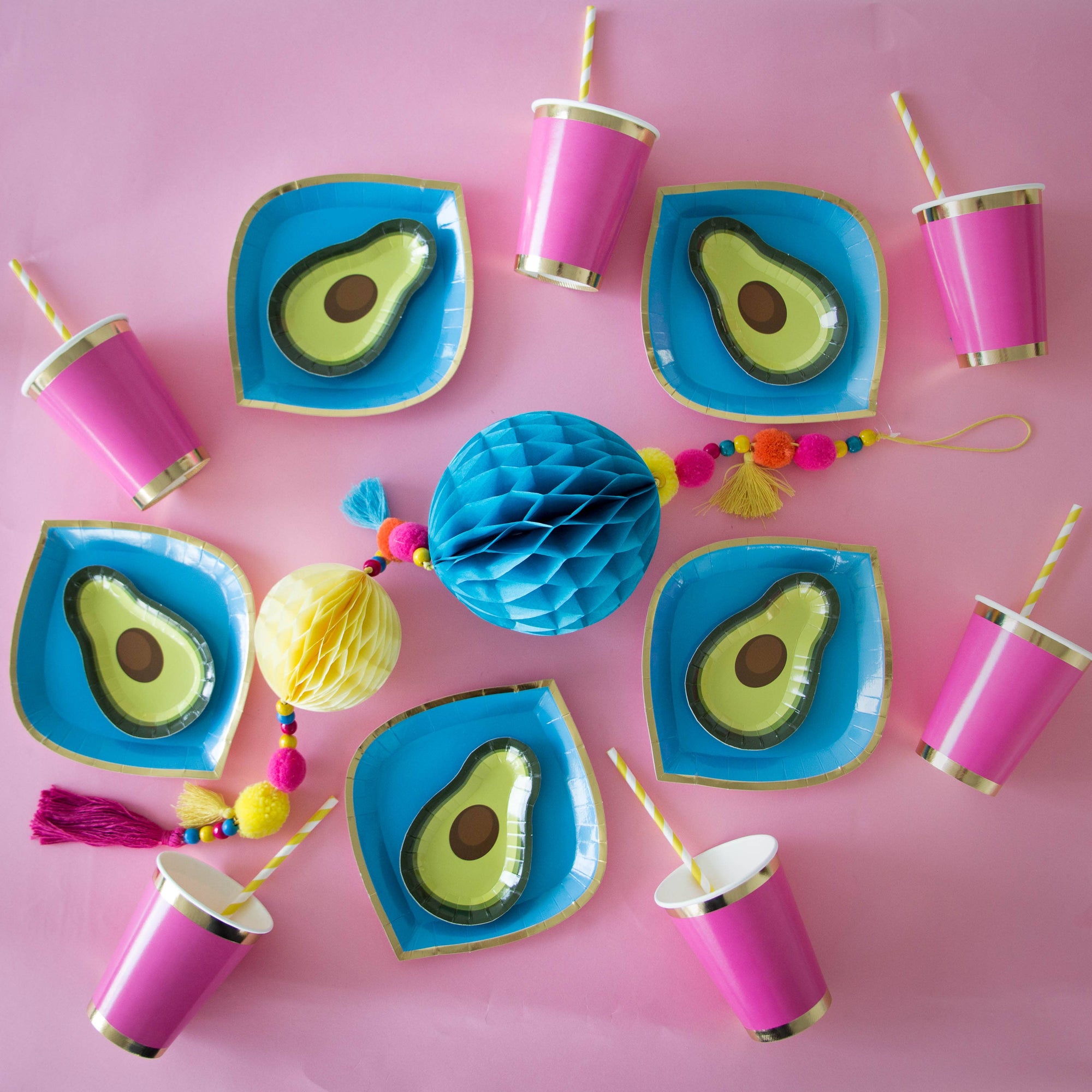 Mini Avocado Canapé Plates