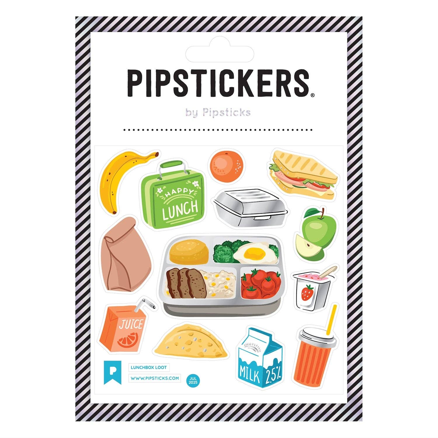 Lunchbox Loot Sticker Sheet