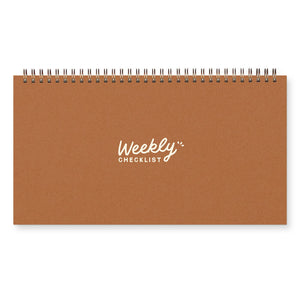 Weekly Checklist Undated Weekly Planner