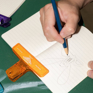 Penco Clampy Plastic Clip Glitter (multiple colors!)