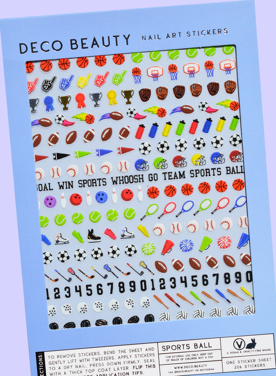 Sports Ball Nail Art Stickers