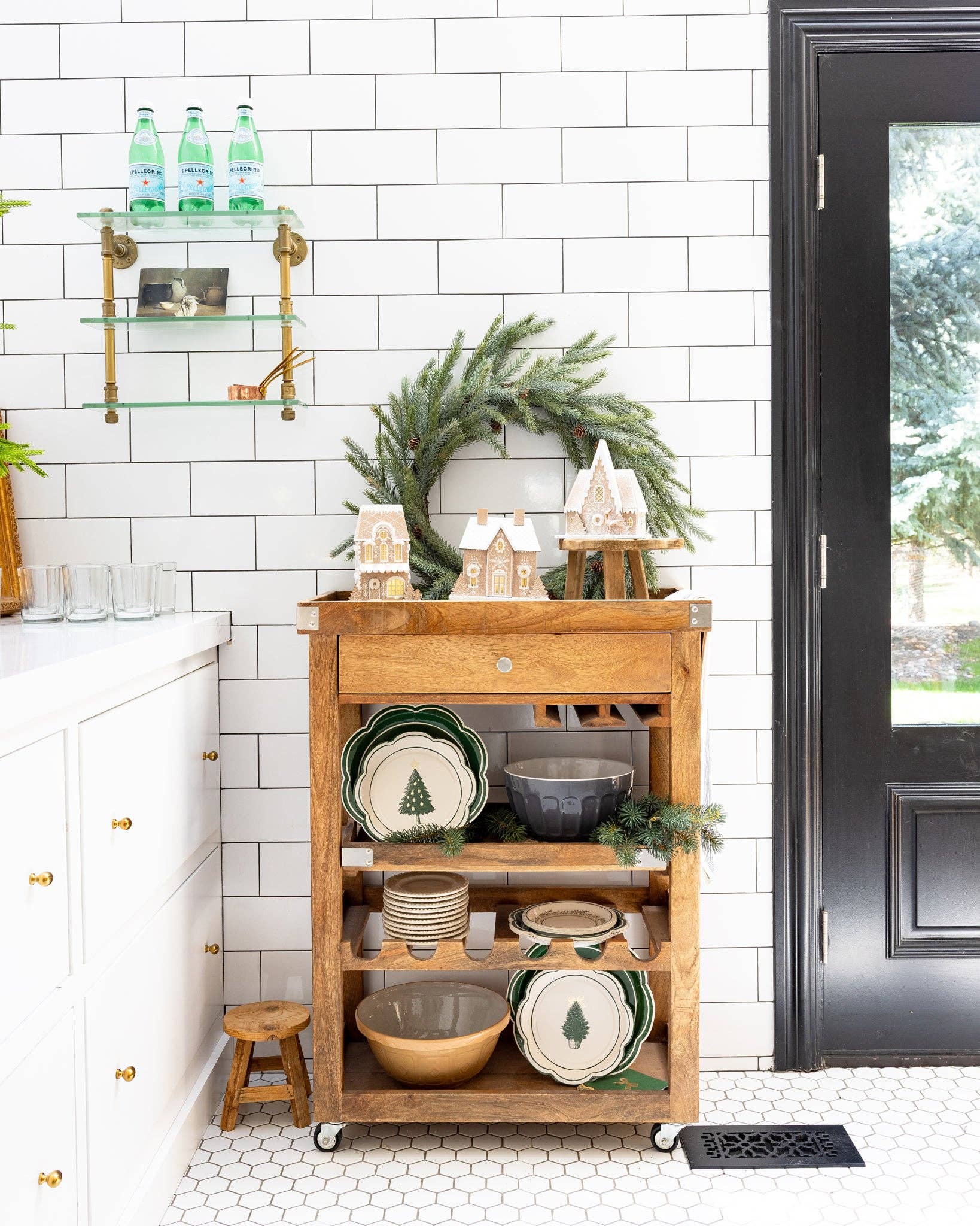 Gingerbread Chalet Light-Up Christmas Village